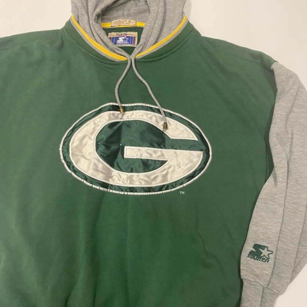 Vintage Team Starter Green bay hoodie